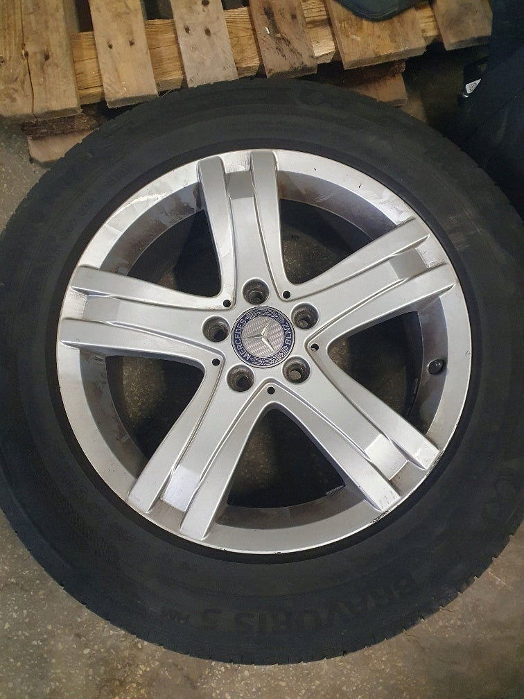 1x Alufelge 17 Zoll 7.5" 5x112 47 5ET Glanz Silber A2044015502 Mercedes-Benz FEL9879948990uy