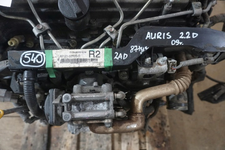 Motor Toyota Avensis 2AD-FHV 2AD 2.2 140TKm 2009 Diesel Engine Komplett MOT8522755505me