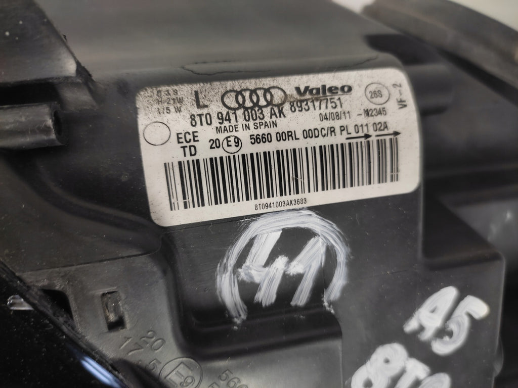 Frontscheinwerfer Audi A5 8T0941003AK Bi-Xenon Links Scheinwerfer Headlight