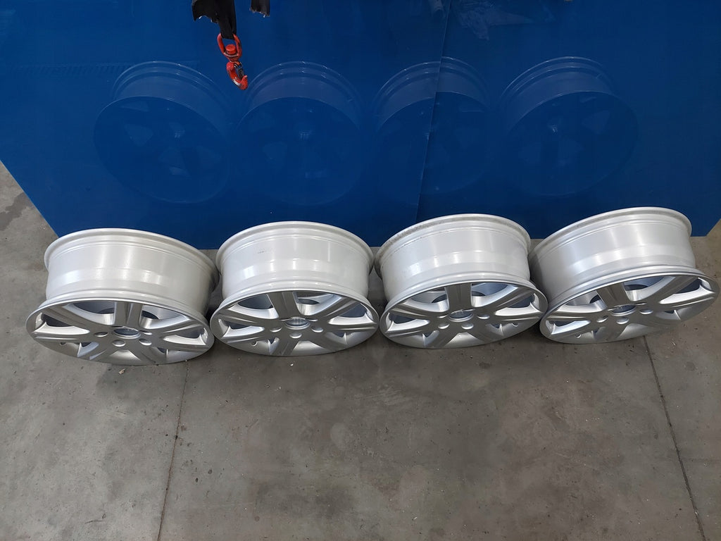 4x Alufelge 18 Zoll 7.5" 5x130 53ET Glanz Silber 4L0071498 Audi Q7 Rim Wheel