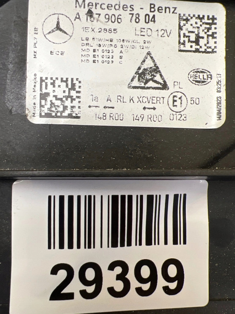 Frontscheinwerfer Mercedes-Benz Gle A1679067804 LED Rechts Headlight SCH3258024590yr