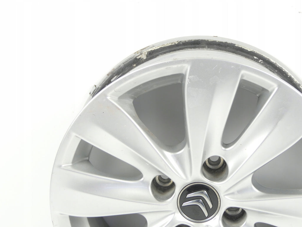 1x Alufelge 15 Zoll 6.0" 4x108 23ET Glanz 9685691980 Citroën C3 Ii Rim Wheel FEL4259533895ws