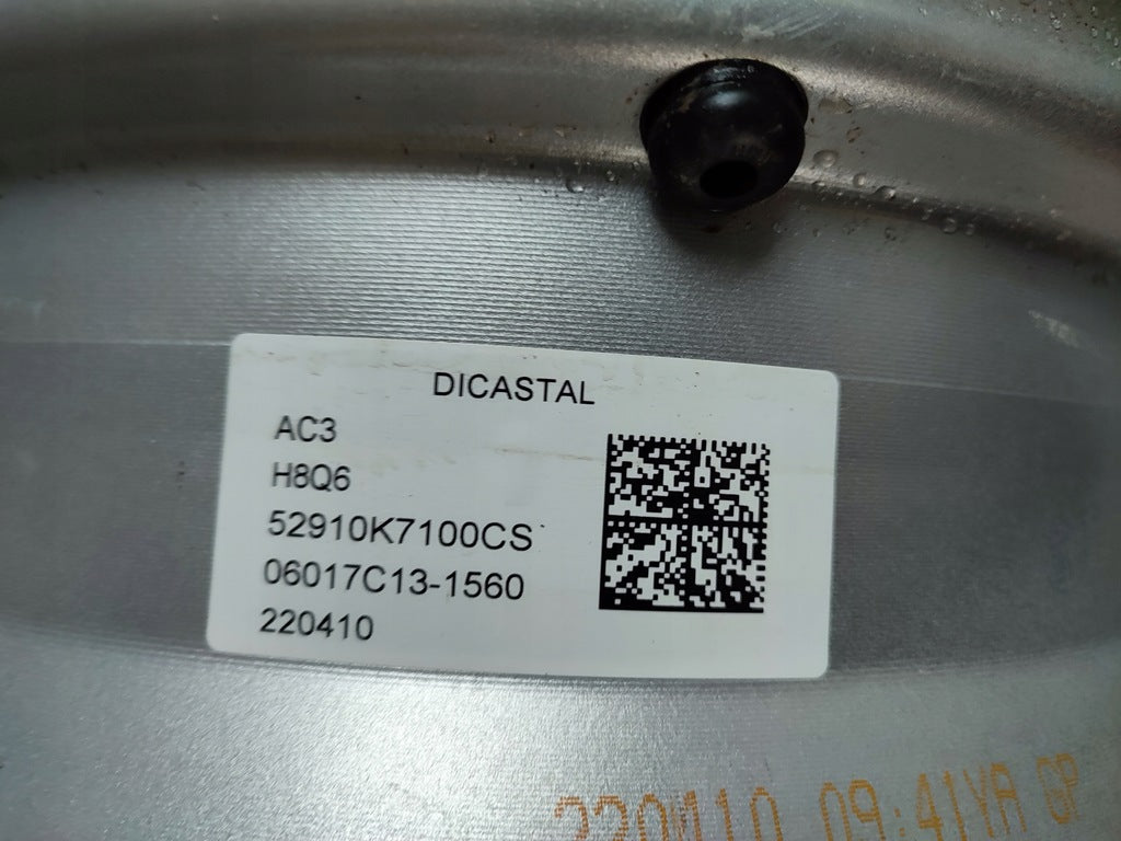 1x Alufelge 15 Zoll 6.0" 4x100 48ET Glanz Silber 52910K7100 Hyundai I10 III I20 FEL2439185482ft