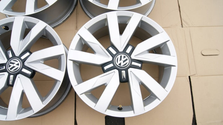 4x Alufelge 16 Zoll 6.5" 5x112 3GO601025A VW Passat Rim Wheel FEL8598072028of
