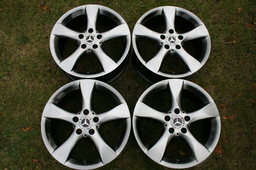 4x Alufelge 17 Zoll 7.5" 5x112 52ET Glanz A2464010502 Mercedes-Benz Vito FEL4655172524pt