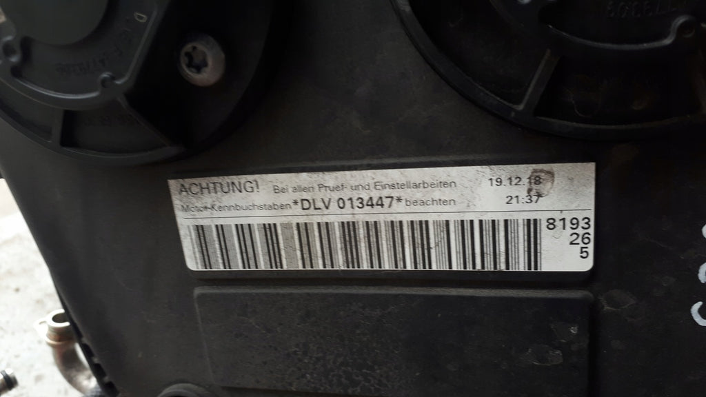 Motor Audi A4 B9 DLVB 2.0 TFSI 150PS 110kW 64TKm 2018 Benzin Engine Unkomplett