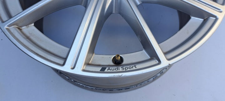 1x Alufelge 18 Zoll 8.0" 5x112 46ET Glanz Silber 8Y0601025M Audi Rim Wheel FEL7421400612eb