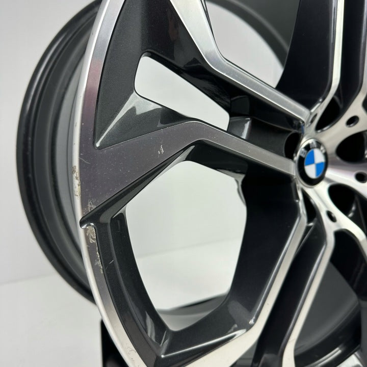 1x Alufelge 21 Zoll 10.5" 5x112 43ET Glanz Graphit 6885460 BMW G05 G06 Mg FEL2930447179xc