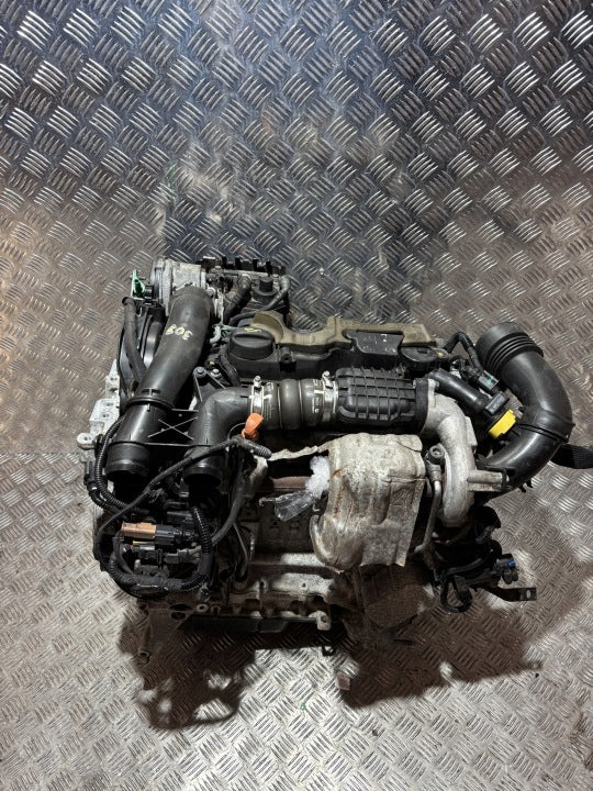 Motor Peugeot 308 I 9H06 1.6 HDI 72PS 53kW 98TKm 2014 Diesel Engine Komplett MOT6293075495xu