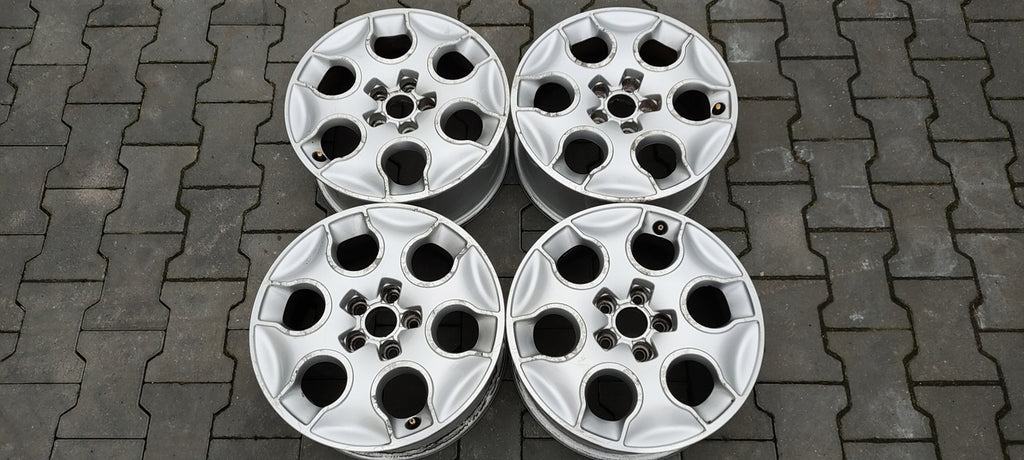 4x Alufelge 15 Zoll 6.5" 5x100 34ET Glanz Silber 8X0601025H Audi A1 Rim Wheel