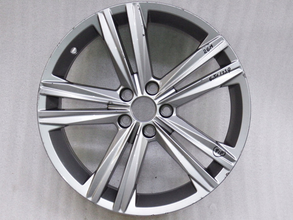 1x Alufelge 17 Zoll 6.5" 5x100 39ET Matt Grau 2GM601025G VW T-Cross Rim Wheel