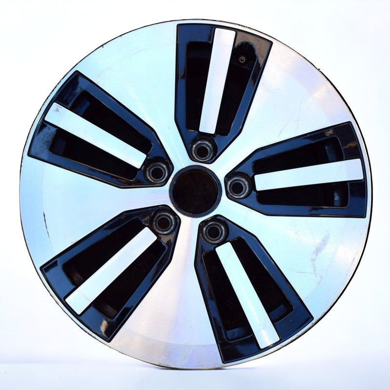 1x Alufelge 16 Zoll 6.5" 5x112 46ET Glanz Schwarz 5GE601025 VW Vii Rim Wheel