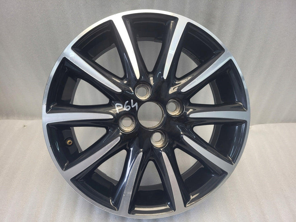 1x Alufelge 15 Zoll 4.5" 4x100 35ET Glanz Schwarz PZ493-90673 Toyota Aygo FEL8811417508jx