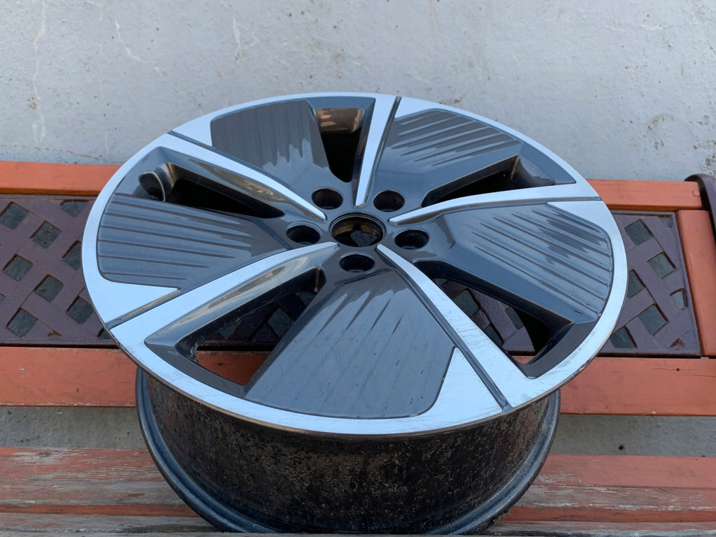 1x Alufelge 18 Zoll 7.5" 5x112 46ET Glanz Graphit 5FA601025K Mg Leon Rim Wheel FEL2956169583ql