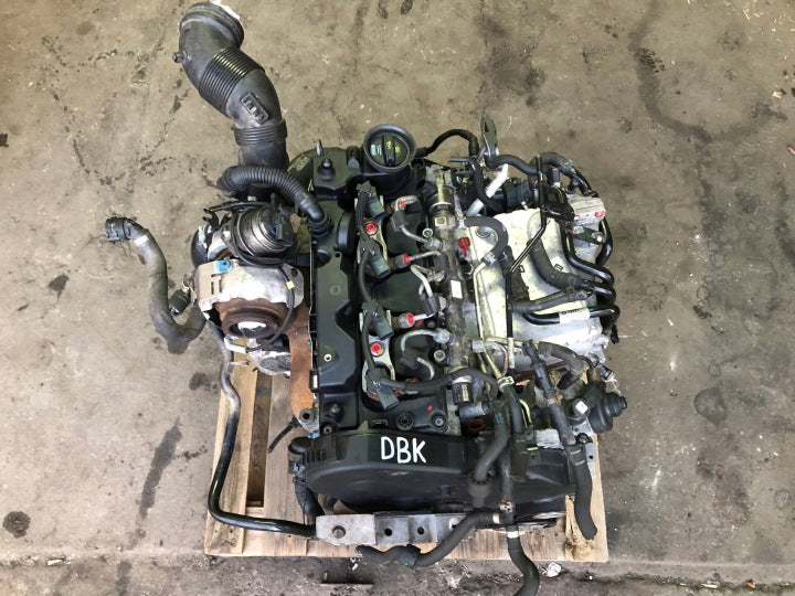 Motor Audi A3 DBK 1.6 TDI 110PS 81kW Diesel Engine Komplett MOT6400628056ba