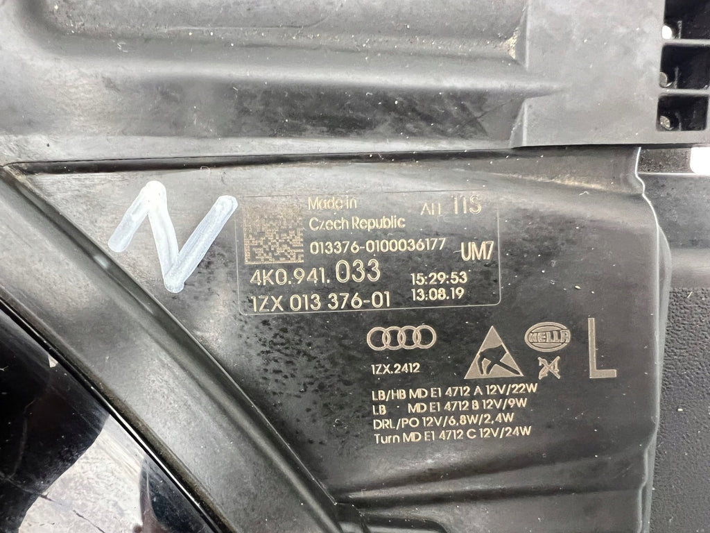 Frontscheinwerfer Audi A6 C8 4K0941033 Full LED Links Scheinwerfer Headlight