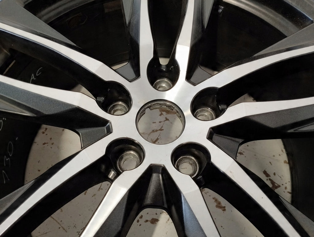 1x Alufelge 19 Zoll 8.0" 5x112 50ET Glanz Schwarz 5F0601025 Seat Rim Wheel