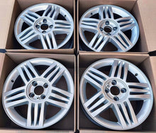 Laden Sie das Bild in den Galerie-Viewer, 4x Alufelge 16 Zoll 6.5&quot; 4x100 49ET Silber 1665410049601 Renault Megane Scenic