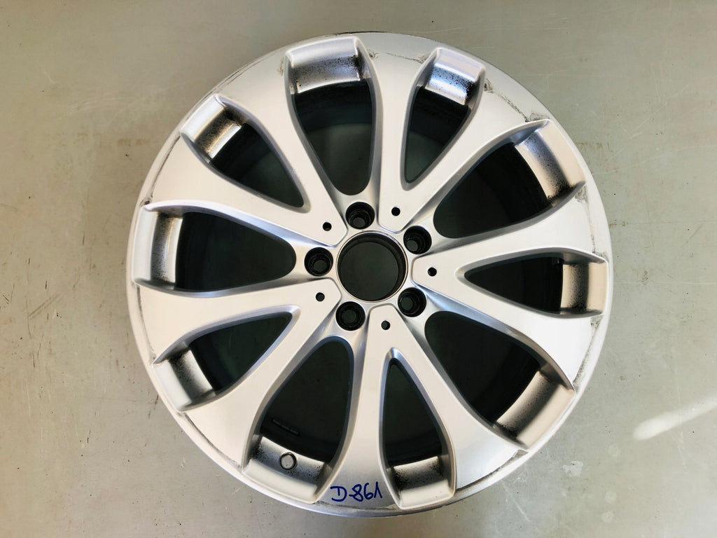 1x Alufelge 18 Zoll 8.0" 5x112 43ET Silber A2134011100 Mercedes-Benz W213