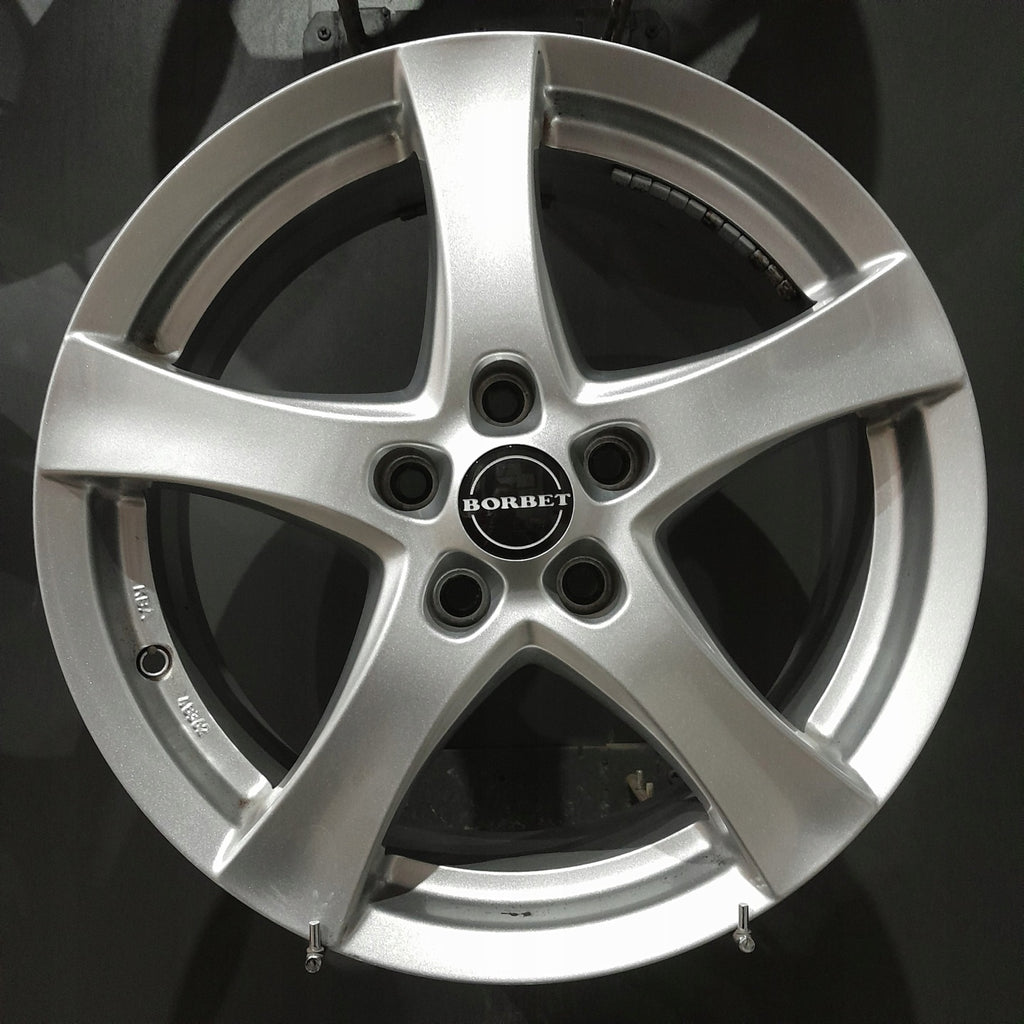 4x Alufelge 17 Zoll 7.0" 5x112 48ET Silber Seat Leon Golf VII II I Rim Wheel FEL4244174366oy
