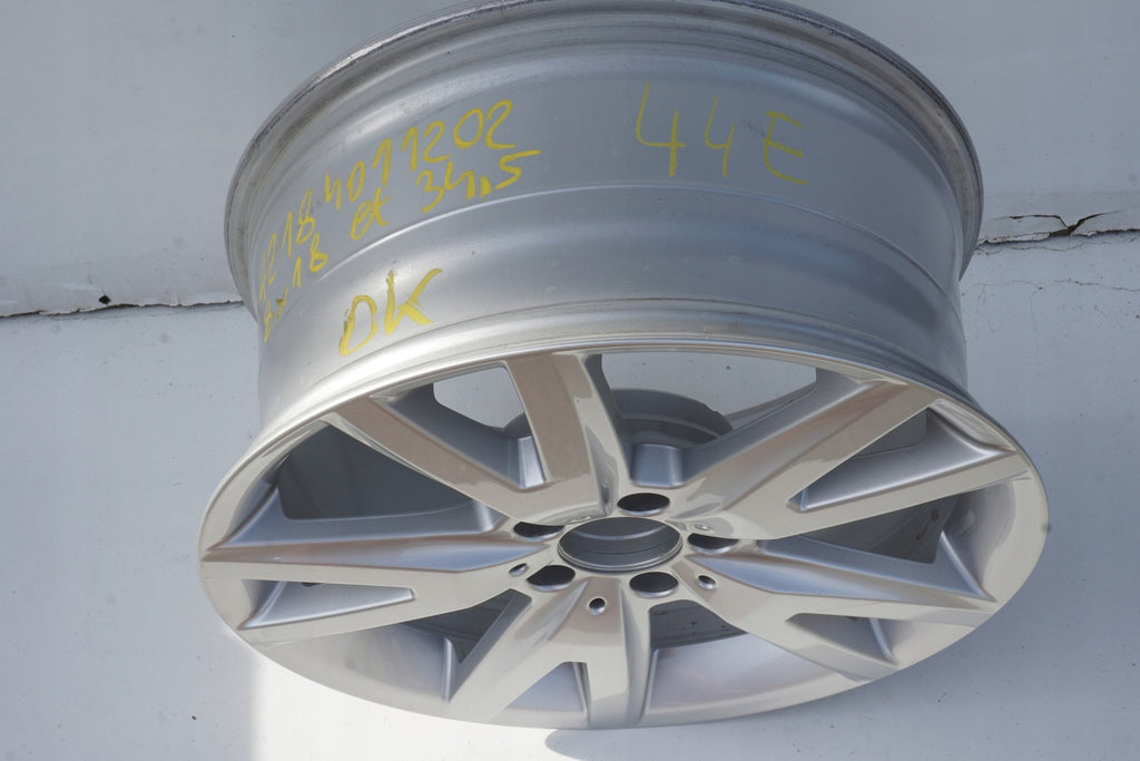 1x Alufelge 18 Zoll 8.5" 5x112 34,5ET Glanz Silber A2184011202 Mercedes-Benz