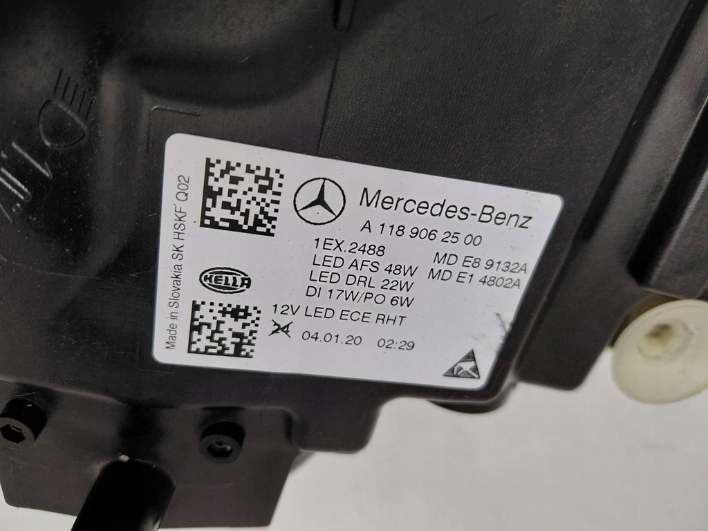 Frontscheinwerfer Mercedes-Benz Cla A1189062500 Links Scheinwerfer Headlight SCH4462528439mv