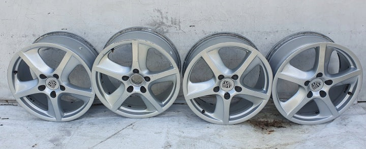 4x Alufelge 18 Zoll 8.0" 5x130 Porsche Rim Wheel FEL2291124169ws