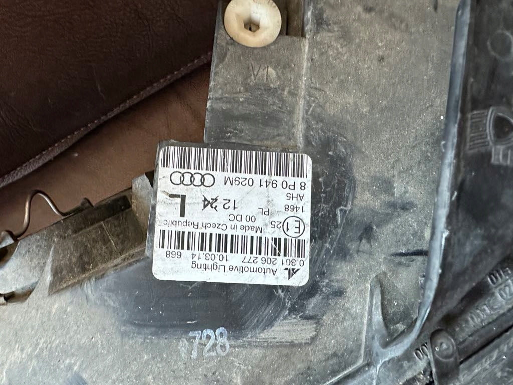 Frontscheinwerfer Audi A3 8P0941029M Xenon Links Scheinwerfer Headlight