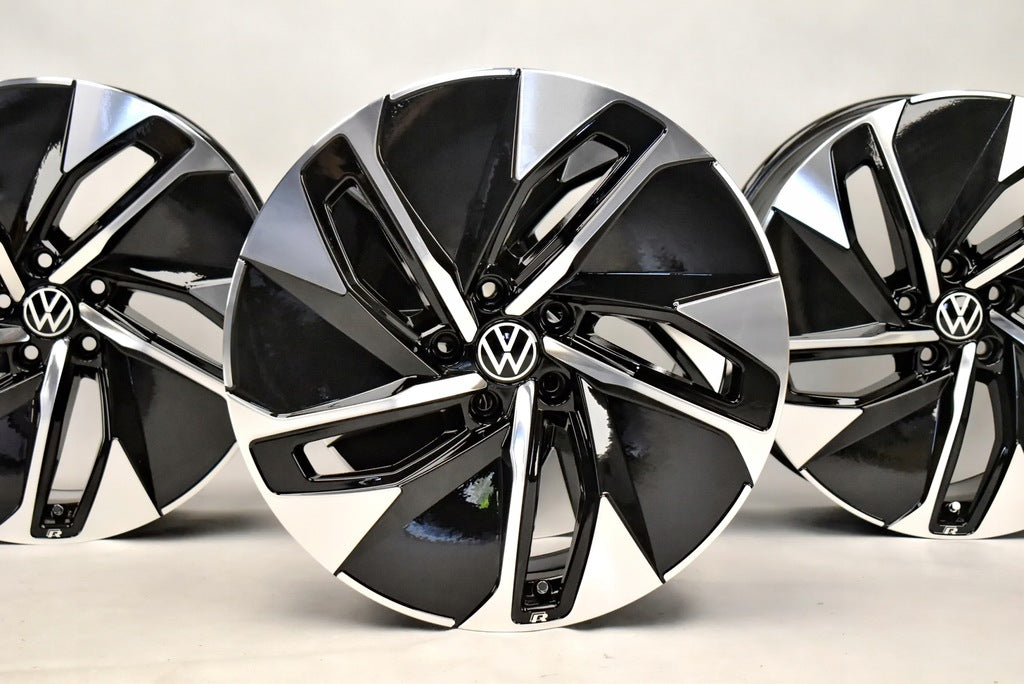 4x Alufelge 19 Zoll 8.0" 5x112 45ET Glanz Schwarz 11A601025 VW Id.4 Rim Wheel FEL1607170973xk