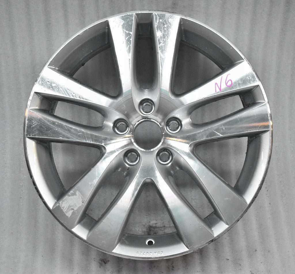 1x Alufelge 18 Zoll 7.0" 5x112 43ET Glanz Silber 5N0601025H, 5N0071498 VW Tiguan FEL9040632523ph