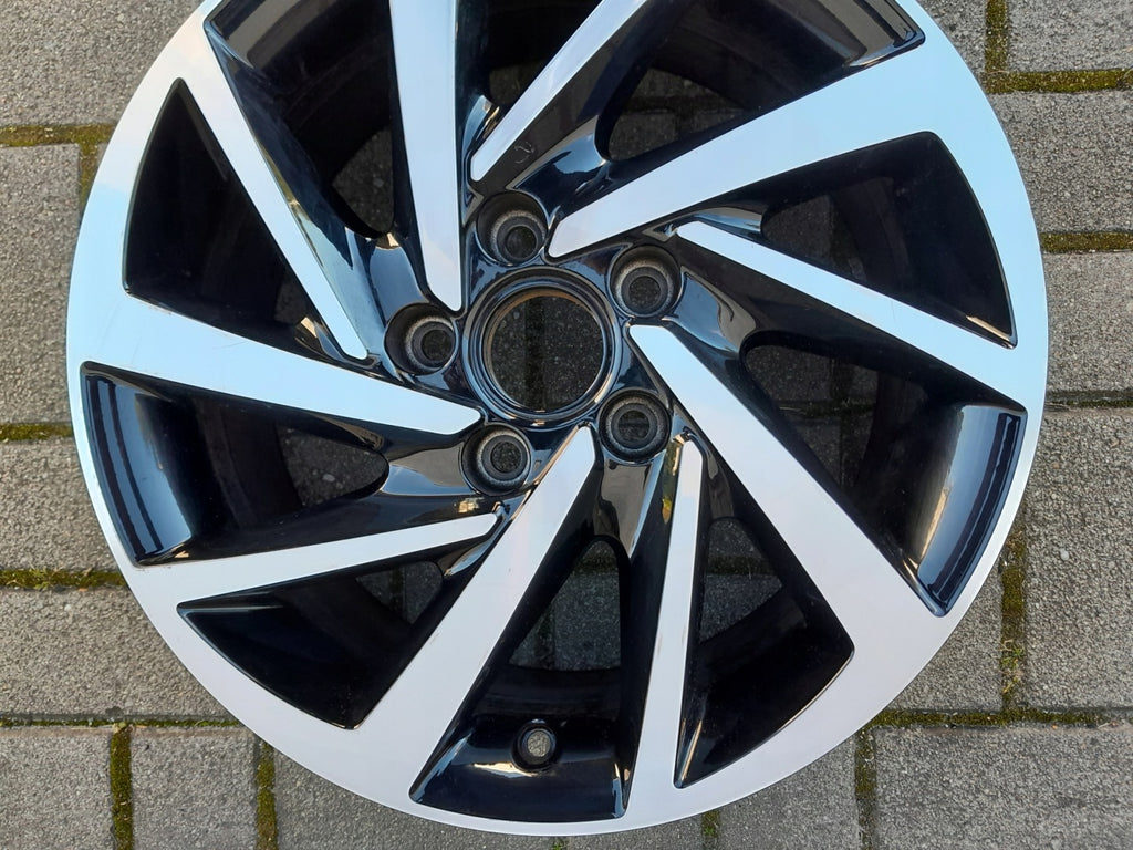 1x Alufelge 16 Zoll 6.5" 5x112 46ET Glanz Silber 5G0601025DM VW Rim Wheel FEL9983395148hs