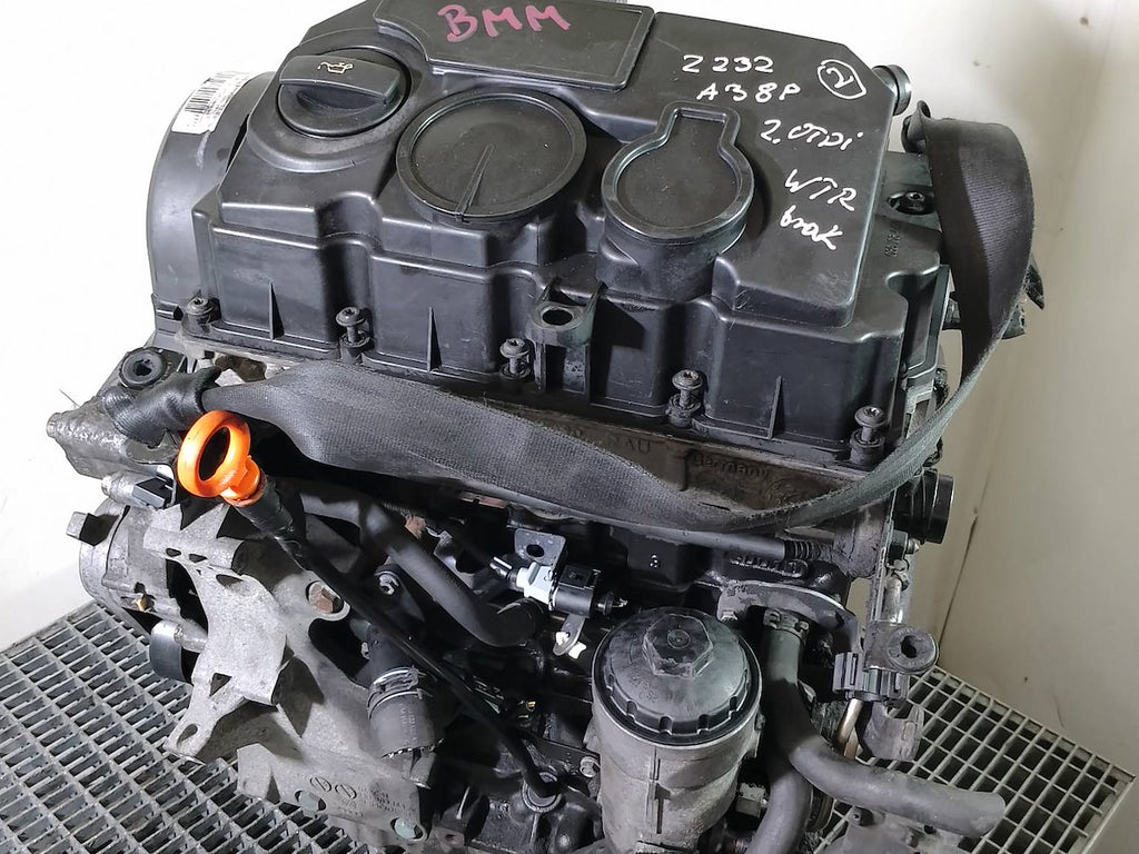 Motor Audi A3 8p1 BMM 2.0 TDI 140PS 103kW 2005 Benzin Engine Unkomplett
