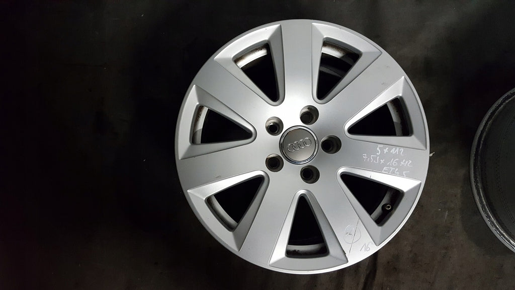 4x Alufelge 16 Zoll 5x112 4F0601025AD Audi A6 A4 Rim Wheel