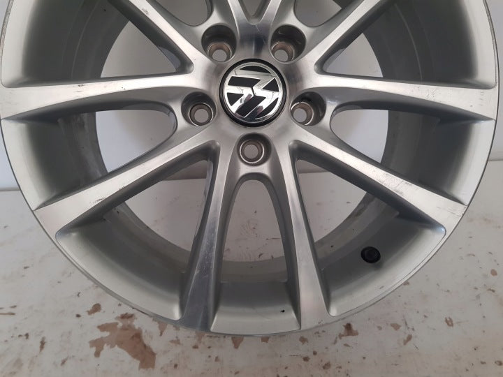 1x Alufelge 17 Zoll 7.5" 5x112 47ET Glanz Silber 3C0071397 VW Passat Rim Wheel FEL5124708592ps