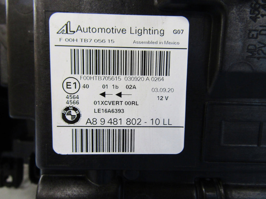 Frontscheinwerfer BMW X7 G07 A89481802-10 Laser Rechts Scheinwerfer Headlight SCH9137533143gy