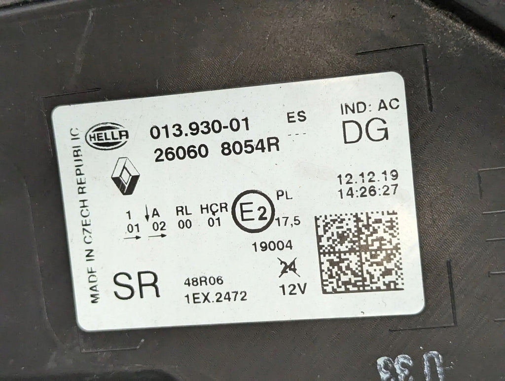 Frontscheinwerfer Renault Captur II 260608054R LED Links Scheinwerfer Headlight SCH2464831054sp