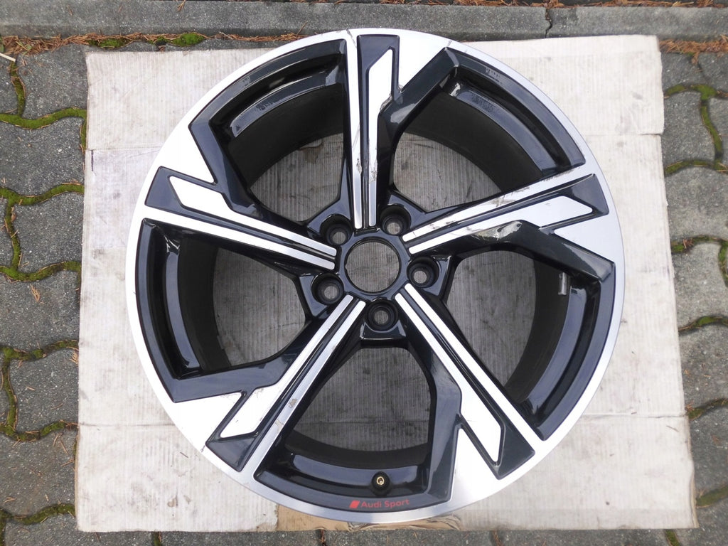 1x Alufelge 19 Zoll 8.5" 5x112 40ET Glanz Schwarz 8W0601025EM Audi A4 B9 FEL6661593448mq