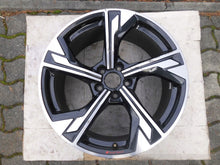 Load image into Gallery viewer, 1x Alufelge 19 Zoll 8.5" 5x112 40ET Glanz Schwarz 8W0601025EM Audi A4 B9 FEL6661593448mq