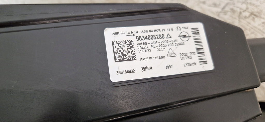 Frontscheinwerfer Opel Mokka 9834008280 9847939180 LED Rechts oder Links SCH3591171133wm