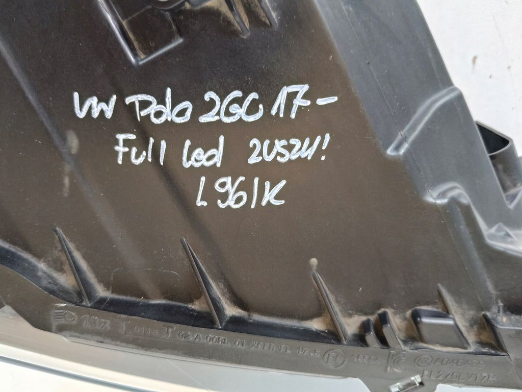 Frontscheinwerfer VW Polo 2G1941036H Full LED Rechts Scheinwerfer Headlight SCH4819358768vj