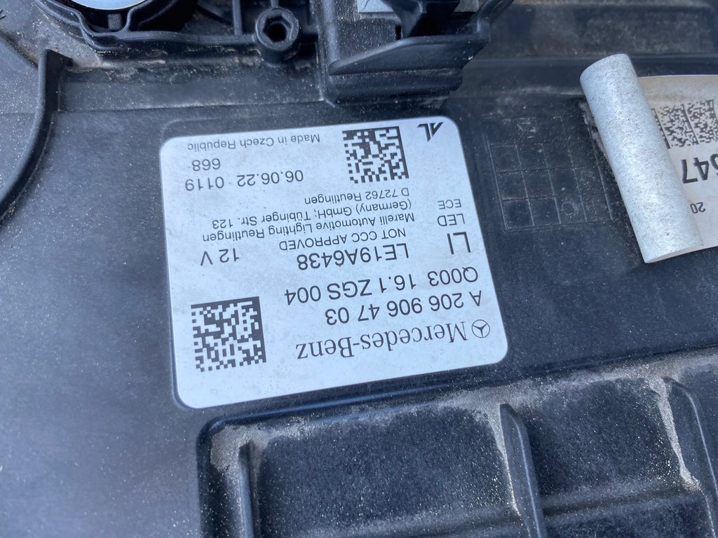 Frontscheinwerfer Mercedes-Benz 2069064703 Links Scheinwerfer Headlight SCH2009003140vb