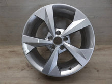 Load image into Gallery viewer, 1x Alufelge 18 Zoll 8.0&quot; 5x112 46ET Glanz Silber 8Y0601025CP Audi A3 Rim Wheel