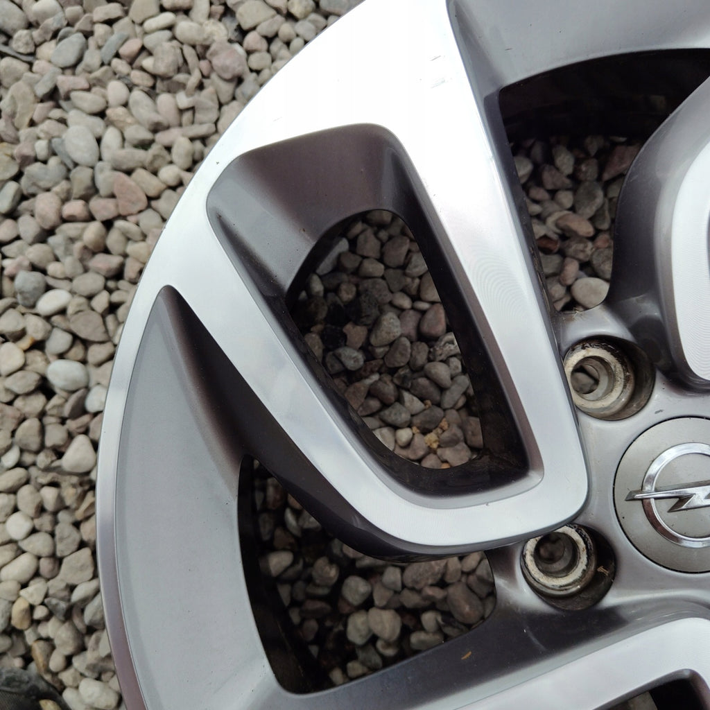 1x Alufelge 16 Zoll 6.5" 4x108 20ET Glanz Silber Opel Crossland X Rim Wheel FEL3586988544jz