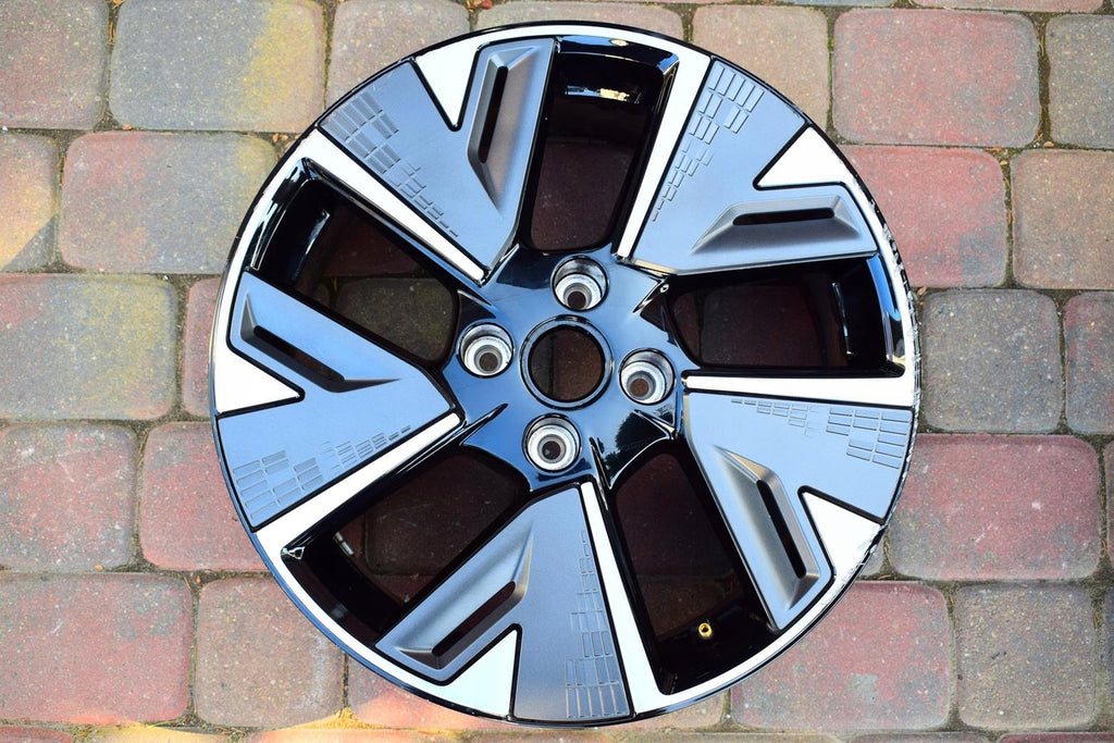 1x Alufelge 17 Zoll 7.0" 4x108 32ET Glanz Schwarz 93484567 Opel Corsa F