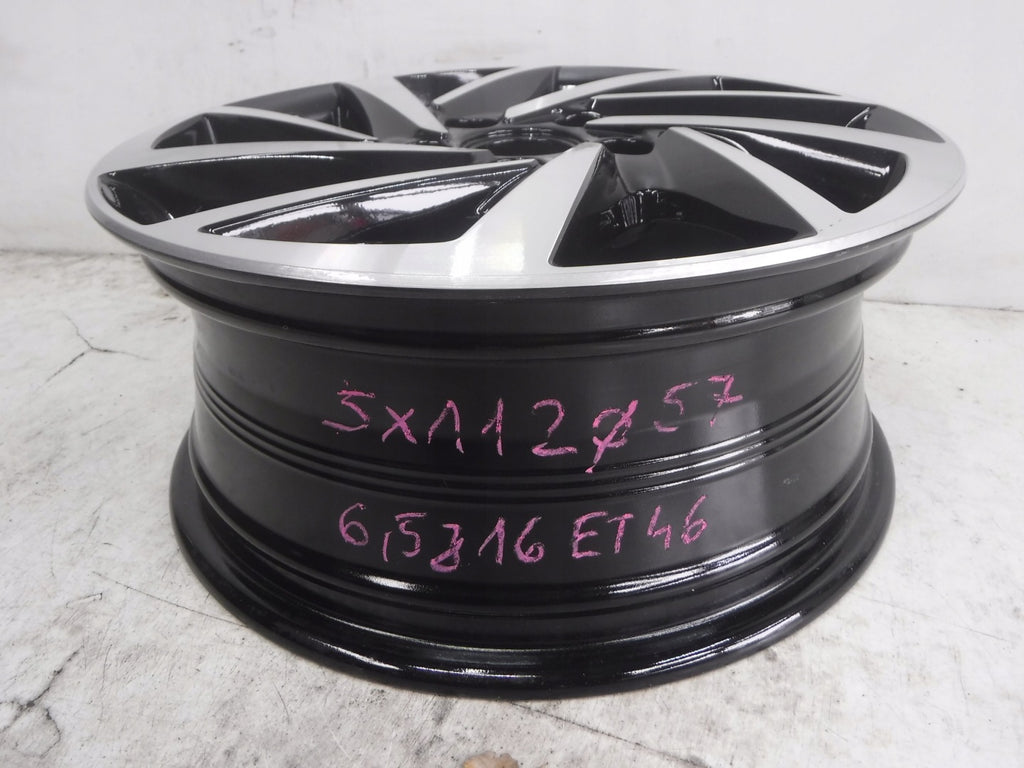 1x Alufelge 16 Zoll 6.5" 5x112 5G0601025DM Audi I Golf Vii Rim Wheel FEL9038462316hp