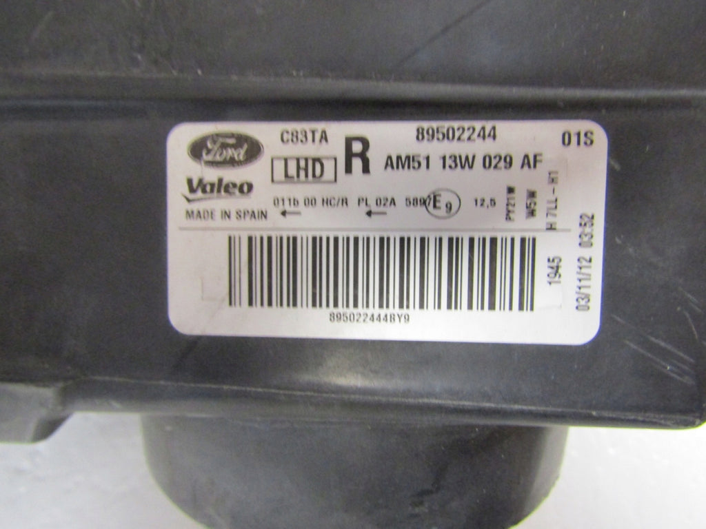 Frontscheinwerfer Ford Cmax C-Max II AM5113W029AF Rechts Scheinwerfer Headlight SCH1302329343bk