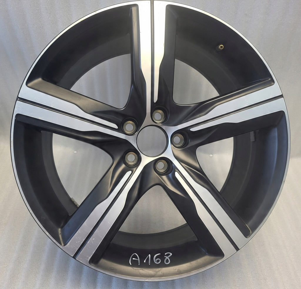 1x Alufelge 19 Zoll 8.5" 5x108 47ET Matt Schwarz 31471876 Volvo S60 S90 V90