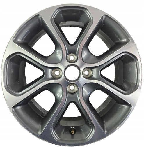 1x Alufelge 16 Zoll 6.5" 4x100 51ET 52910-G6450, 52910G6450 Kia Picanto Rio Iii