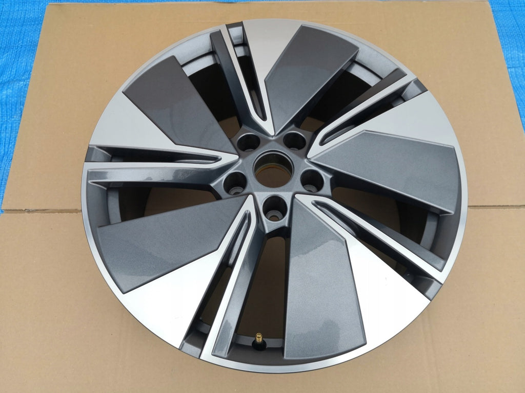1x Alufelge 19 Zoll 8.0" 5x112 45ET Glanz Graphit 5LA601025A Mg Enyaq Rim Wheel FEL4445762840uz