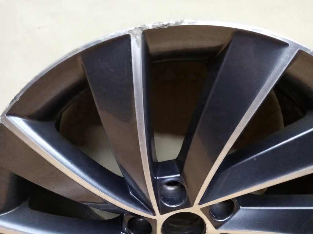 1x Alufelge 18 Zoll 7.5" 5x112 51ET Glanz 5E0601025000 Skoda Rim Wheel